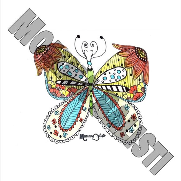 Butterfly Tumbler by Momma Balisti - 20oz Stainless Steel Tumbler @MommaBalisti - Picture 2 of 4